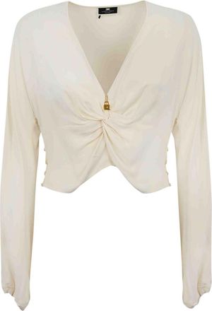 Elisabetta Franchi Cropped Blouse For Women