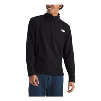 The North Face Cedar Trail Grid Fleece &frac14;-Zip Jacket TNF Black NF0A8AZEJK3