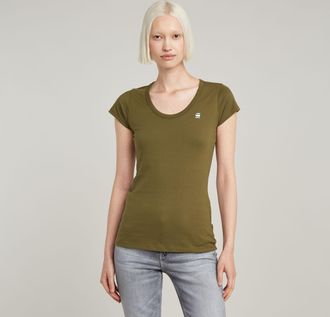 G-Star Slim Top - Groen - Dames