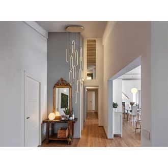 Schuller L&aacute;mpara De Techo Colgante Colette 14l Oro Rosa Dim