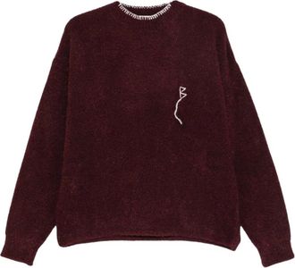 BONSAI Jersey de punto con cuello redondo - Knitwear - Hombre - Marr&oacute;n - XL