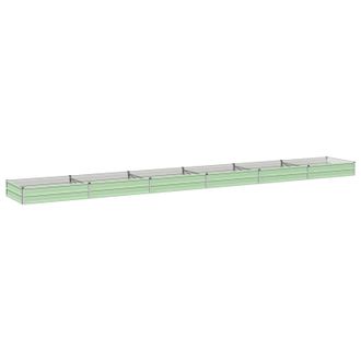 vidaXL Cama De Jard&iacute;n Elevada Verde Pastel 600 X 80 X 24 Cm Vidaxl