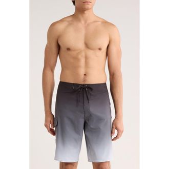 O'Neill Hyperfreak Divergent Water Resistant Swim Trunks in Grey at Nordstrom Rack, Size 34