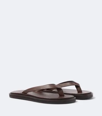 STUDIO NICHOLSON Leather thong sandals