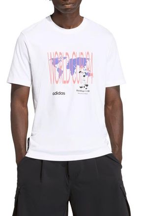 adidas FIFA World Cup 94 Striker Cotton Graphic T-Shirt in White at Nordstrom, Size Xx-Large