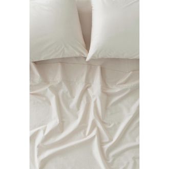 Pact Organic Room Service Sateen Pillowcase 2-Pack in Bone at Nordstrom, Size Standard