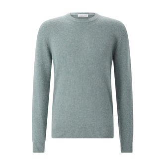Roberto Collina Heren, Truien, Blauw, Maat: 2XL Wol