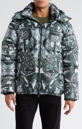 Purple Hooded Down Puffer Jacket in P.s.o.h.p.j.h. J.b.m at Nordstrom Rack, Size Xx-Large