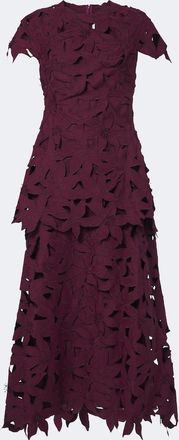 SIMKHAI Neve floral guipure lace cocktail dress