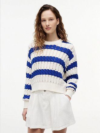 Tommy Hilfiger Jersey holgado de punto trenzado