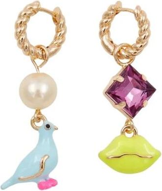 Michael Kors Jholy Hoop Oorbellen - Dames - Oorbellen - Veelkleurig - ONE Size - Accessoires