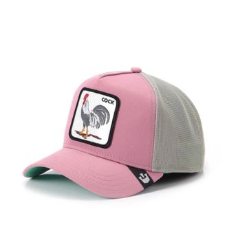 Goorin Brothers Accessoires, Dames, Roze, ONE Size, Katoen, The Rooster Trucker Cap