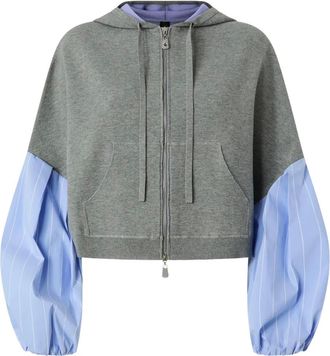 Pinko Felpa con maniche a palloncino - Grigio