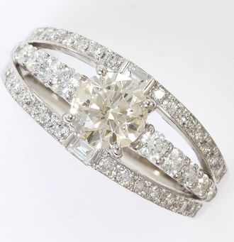 C&A Platinum Platinum 900 Band Ring (Pre-Owned)