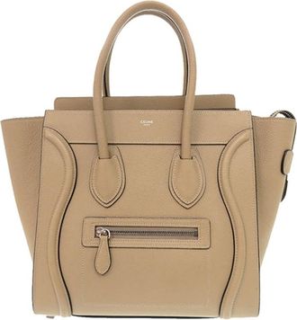 Celine Pre-owned Celine Micro Leather Luggage Tote Ladies HZBU6LWKHN7HXHXD