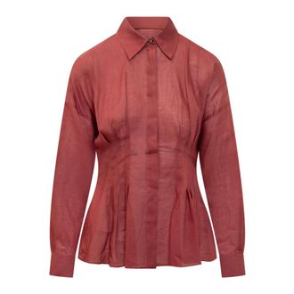 Max Mara Shirts, female, Red, Size: XL Mstora Shirt