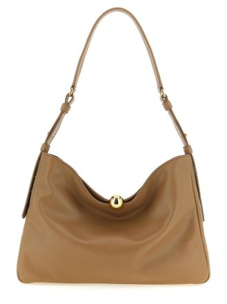 Furla Beige Sfera Soft Large Shoulder Bag
