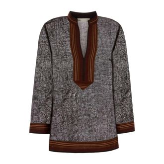 Tory Burch Mujer, Blusas y Camisas, Marr&oacute;n, Talla: S