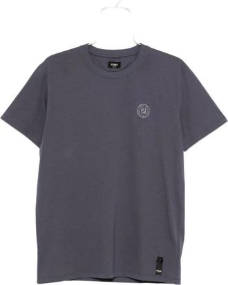 Fendi Blue Logo T-shirt