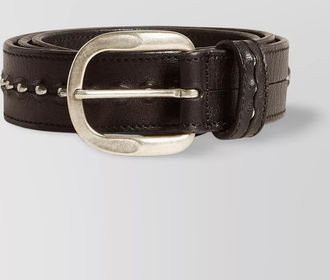 Golden Goose leather studded belt