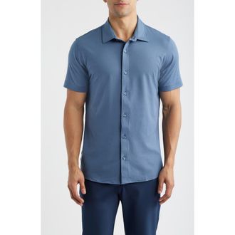 Travis Mathew The Heather Polo in Bering Sea at Nordstrom, Size Xx-Large