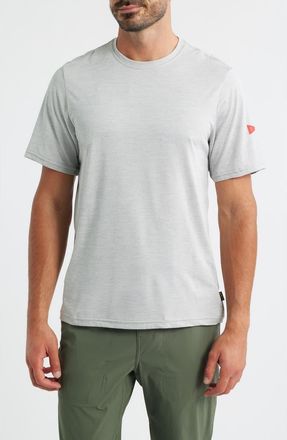 Florence Airtex Performance T-Shirt in Light Heather Grey at Nordstrom, Size Xx-Large