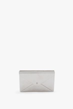 Victoria Beckham Envelope Card Holder In Silver