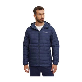 Columbia Powder Lite II Hooded Insulated Jacket - Sport - Hombre - Azul - L