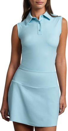 Rhone Course to Court Sleeveless Polo in Pool Blue at Nordstrom, Size Xx-Large