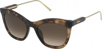 Nina Ricci Womens SNR300520GGU SNR30052 52 0GGU Sunglasses - Brown - One Size