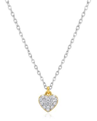 Liv Oliver 18K Plated Cz Necklace