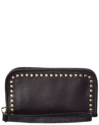 Persaman New York Leona Studded Leather Wallet