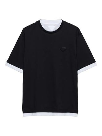 Tシャツ・カットソー PRADA Men T Shirts UCS414UMO16CI White Nylon Jersey T Shirt White &vert; UJN742_10VP_F0N40_S_202