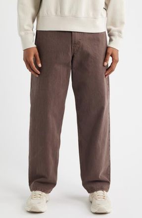 Vans Check-5 Loose Fit Jeans in Dark Brown at Nordstrom, Size 30