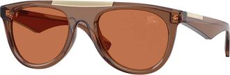 Burberry BE4452U 417373 Mens Sunglasses Brown Size 53