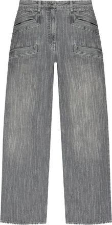 Iro Pantaloni a vita alta - Grigio