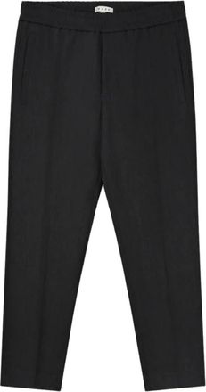 Olaf Hussein Donkergrijze Broek - Heren - Slim Fit Broeken - Grijs - S - Broeken