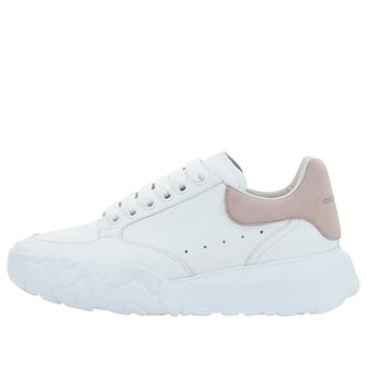 Alexander McQueen (WMNS) Alexander McQueen Oversized Court Trainer White Patchouli 633915WIA9A9182
