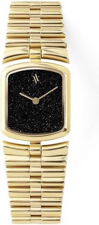 Vanna Amare Gemstone Watch in Black Sandstone-Gold at Nordstrom