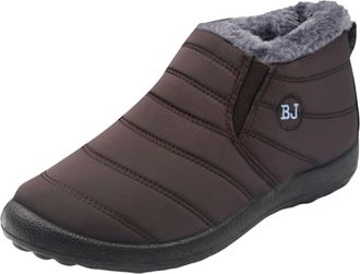 Generic Womens Snow Boots Waterproof Anti-Slip Ankle Booties Cold-Proof Casual Slippers Unisex Fashion Warm Boots Lightweight Walking Shoes Outdoor Footwear C