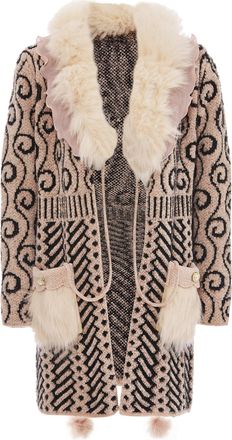 Faina Vest Dames roze zwart