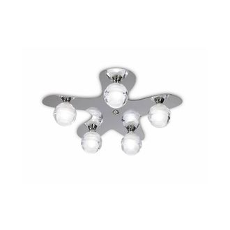 Netlighting Loop Ceiling 5 Light G9 Polished Chrome in Silver