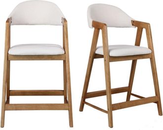 Moloo de bar de tela color crudo y fresno (x2)