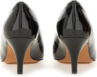 Stella McCartney Square Toe Flat - Black