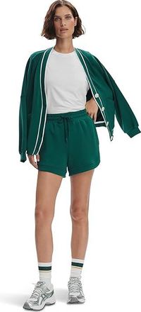 Varley Ollie High-Rise Shorts Womens Shorts Forest : MD 3.5, Elastane/Polyester/Viscose