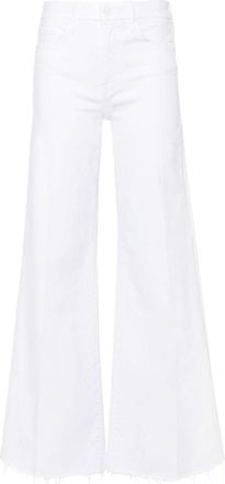 Mother The Roller Fray flared jeans - women - Polyester/Elastane/Cotton - 27 - Neutrals