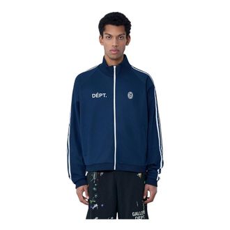 Gallery Dept. Track Jacket met ritssluiting - Heren - Trainingsjackets - Blauw - S - Katoen - Fitness