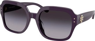 Tory Burch TY7143U 19728G Womens Sunglasses Purple Size 56
