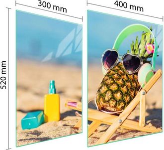 OEM Placa Protectora De Vidrio Para Estufa 70x52 Pi&ntilde;a