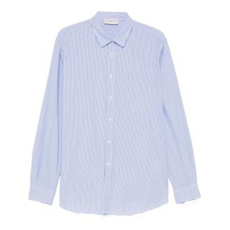 Paura Talete Shirt Oversize - Heren - Casual Overhemden - Blauw - L - Katoen - Overhemden